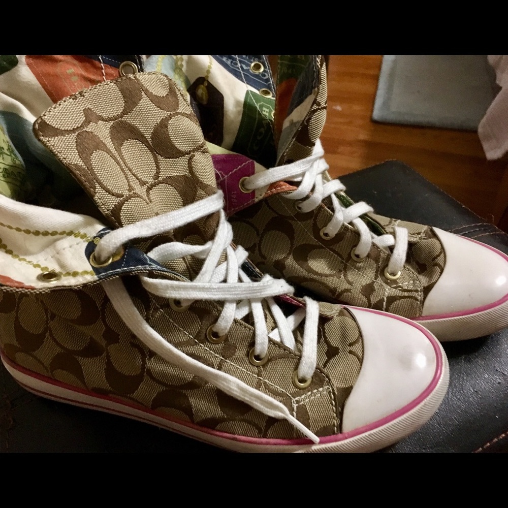 Coach Converse Tennis Shoes size 7-1/2